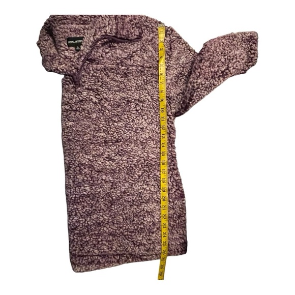 Zenana Outfitters Womens XL Quarter Zip Maroon Sherpa Fleece Sweater SOFT - Picture 6 of 8